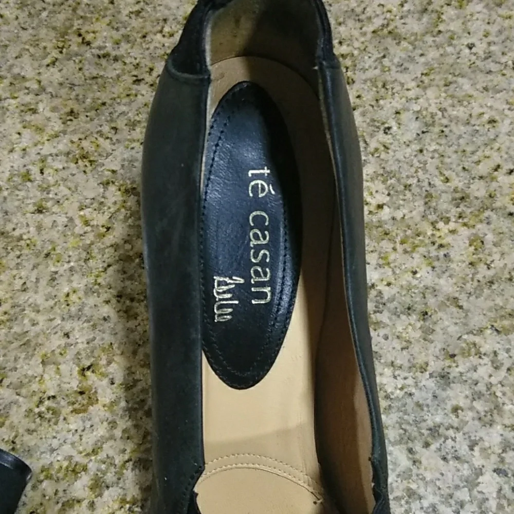 Te casan black heel size 9